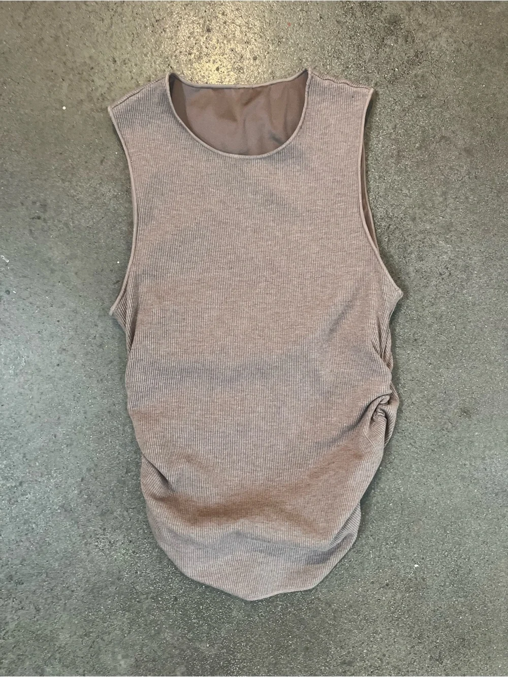 NWOT ALO & Lululemon Sleeveless Ruched Tank Top in Mauve | Women